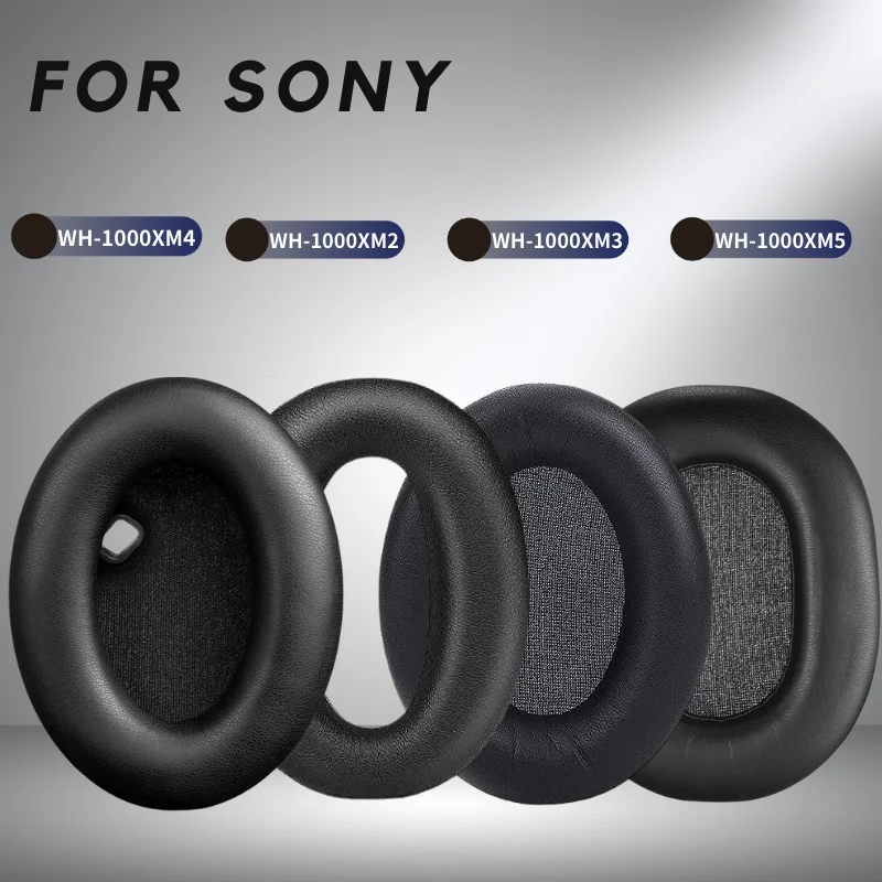 Replacement Ear Pads Memory Foam Ear Pads Headphone Leather Case for Sony WH-1000XM4 WH-1000XM5 WH-1000XM3 WH-1000XM2 Headphones