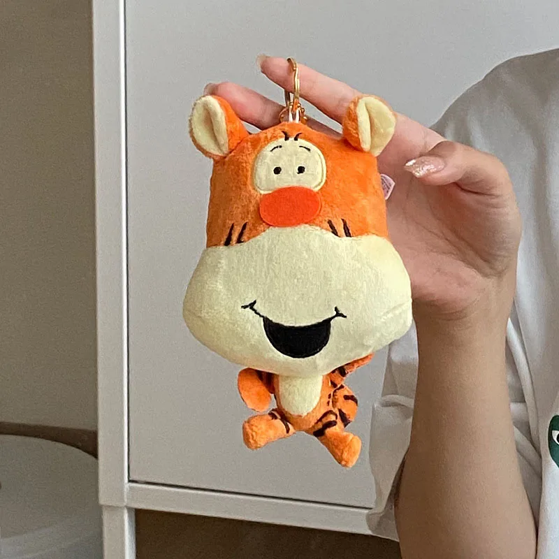 Kawaii Disney Eeyore Tigger Coin Purse Wallet Cartoon Plush Toys Backpack Pendant Cute Doll Keychain Gift Creative Peripherals