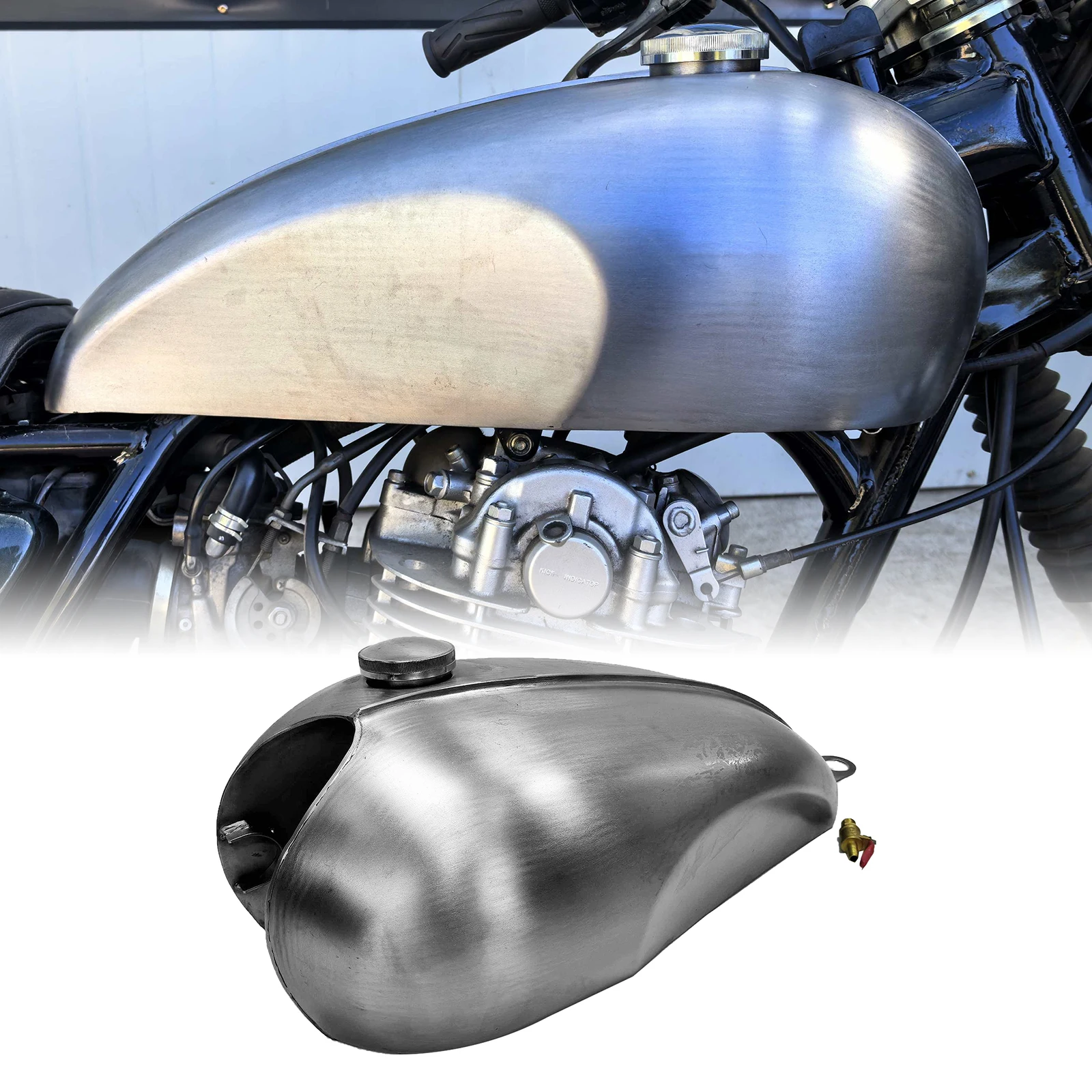SR400 SR500 Motorcycle 10L Petrol Gas Fuel Tank For Yamaha SR 400 500 1978-2009