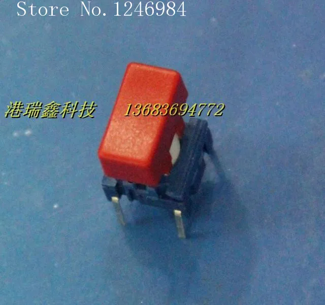 [SA]Denmark MEC red reset switch button switch micro switch 3FTL6 + 1P 08--50pcs/lot