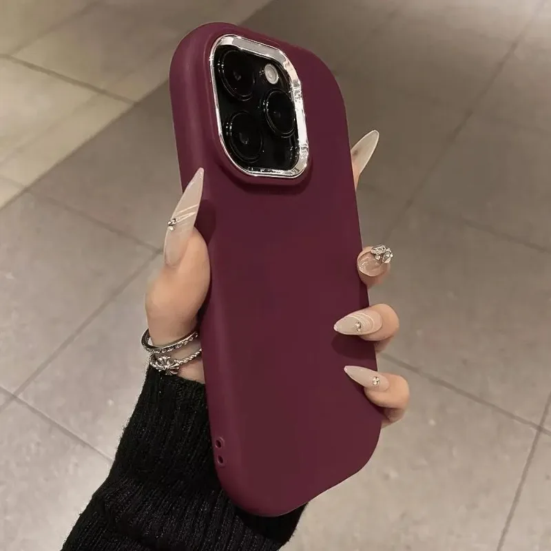 Fashion Soft Candy Silicone Phone Case For iPhone 11 12 13 14 15 16 Pro Max 16 Plus X Xs XR Max Shockproof Bumper Cases Cover