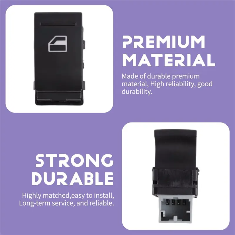 

Caravelle For VW Transporter T5 T6 Electric Door Window Double Switch Button Control 7E0959855A 7E0959855 Single