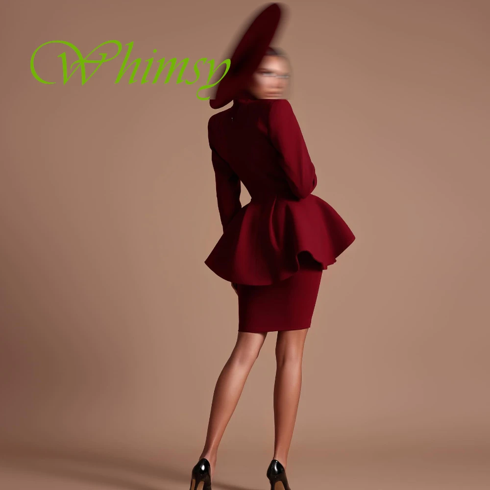 Vestido de noche personalizado de lujo con cuello en V, vestidos clásicos de manga larga para fiesta de bienvenida, botones delicados, vestidos para ocasiones a medida