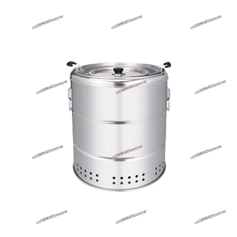 

Portable Charcoal Hanging Stove Stainless Steel Barbecue Rack