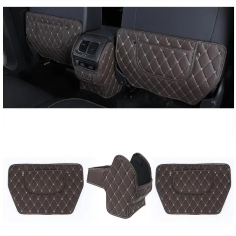 

Для Volkswagen Tiguan MK2 2017 2018 2019 2020 автомобильные аксессуары из волокнистой кожи, подлокотник для автомобильного сиденья, противоударный коврик
