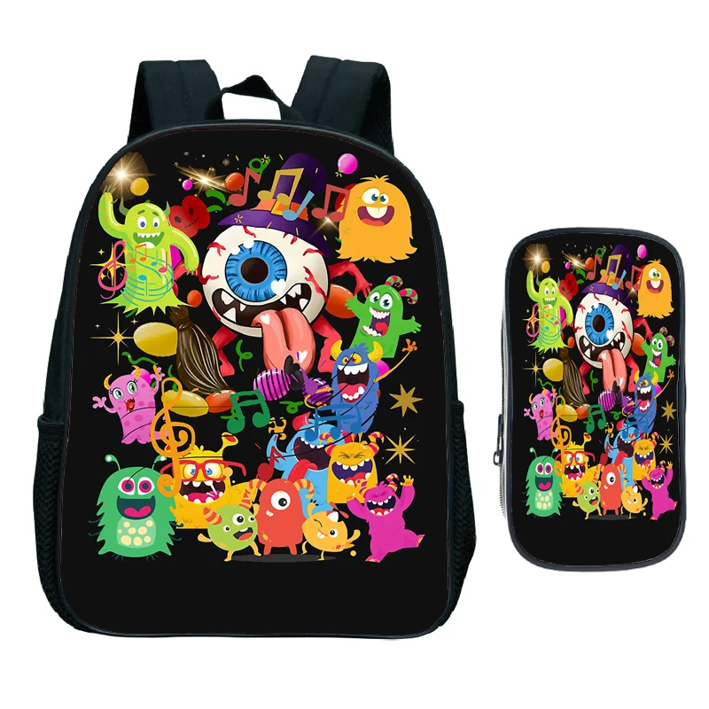 Mochila De My Singing Monsters para niños, juego de terror de peluche, bolsa de jardín de infantes, Cosplay para estudiantes, Bolsa Escolar de dibujos animados, regalo de cumpleaños