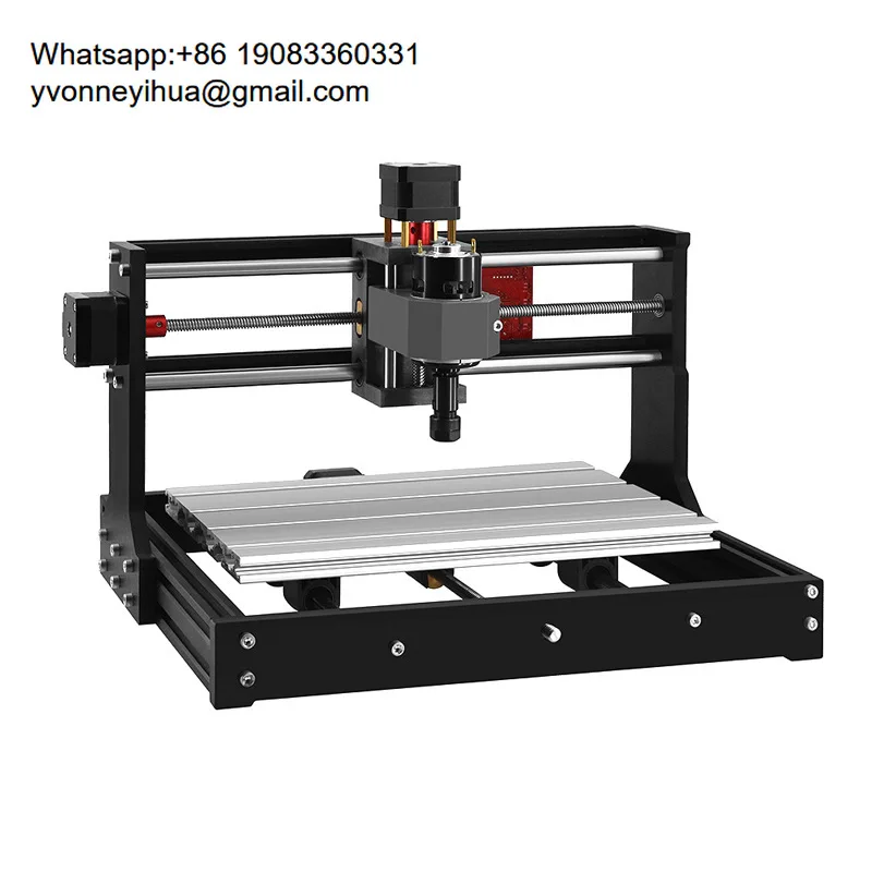 Máquina CNC3018 de 3 ejes para perforación de PCB, mini router CNC de alta precisión para trabajar la madera, máquina de grabado para bricolaje en madera.