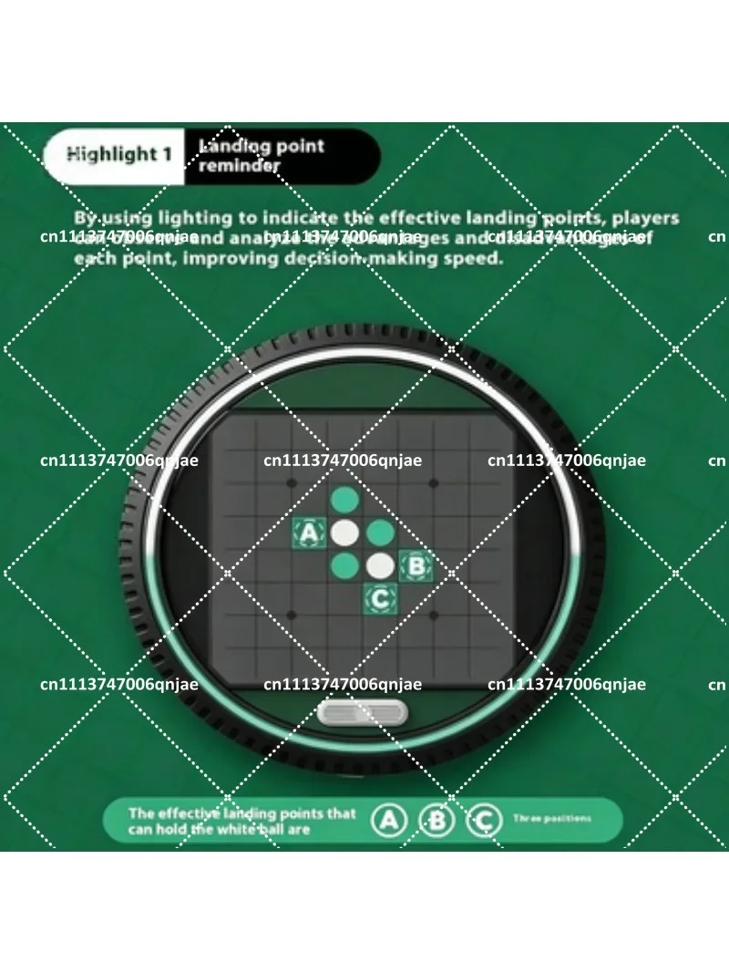Smart Reversi Othello Chessboard - Interactive Teaching Mode, STEM Strategic Slide Toy for Kids Ages 8+