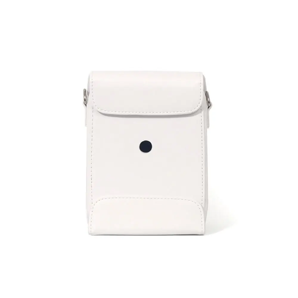 PU Leather Instant Camera Case Dustproof Shockproof Camera Storage Bag Detachable Strap Scratch Resistant for  Flip
