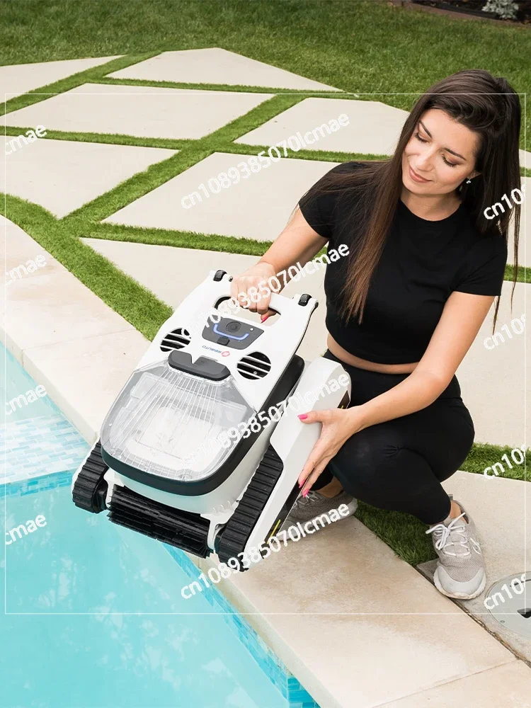 Fully Automatic Villa Pool Suction Machine, Pool Intelligent Vacuum Cleaner, Pool Bottom Cleaning Robot