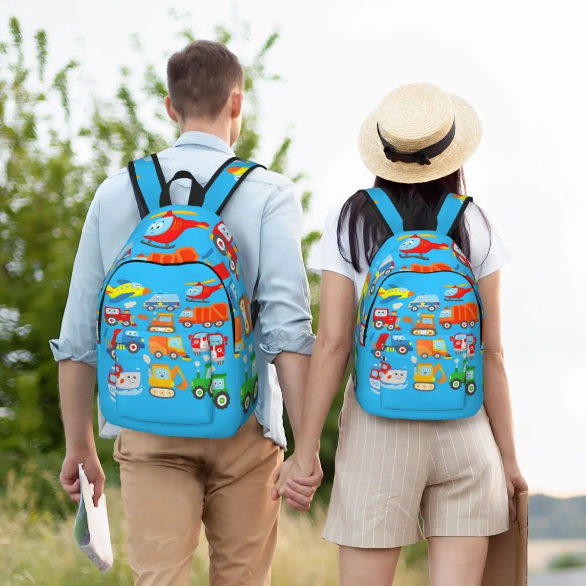 Snack Lagerung Flugzeug Daypack Wandern Retro wasch bar T-Tayo der kleine Bus Bagger Mädchen Junge Bücher tasche zurück zur Schule Geschenk