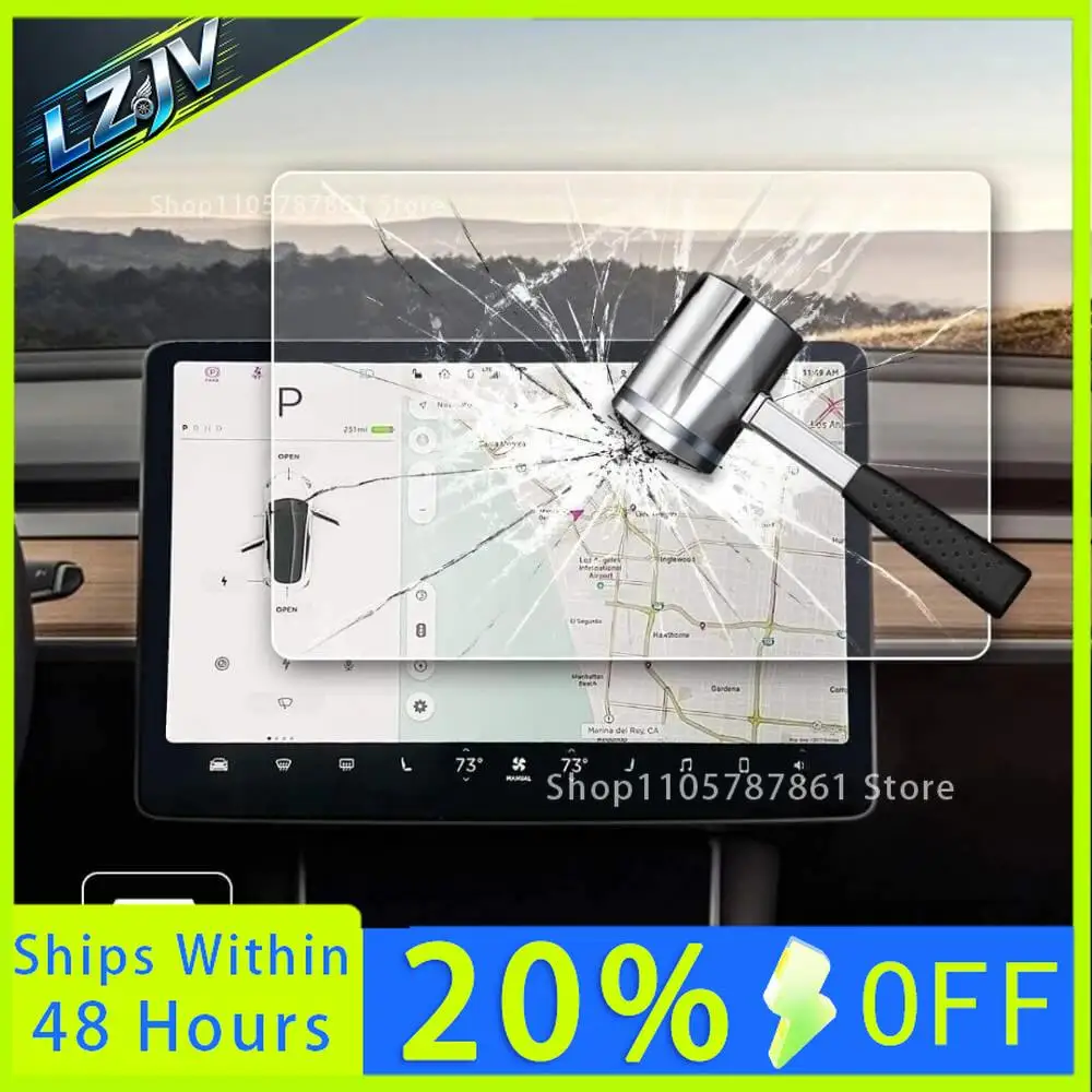 Tempered Glass Navigation Display Anti-Fingerprint Scratch-Resistant Protect Film 15.6inch For BYD Sealion 6/Seal U/Song Plus