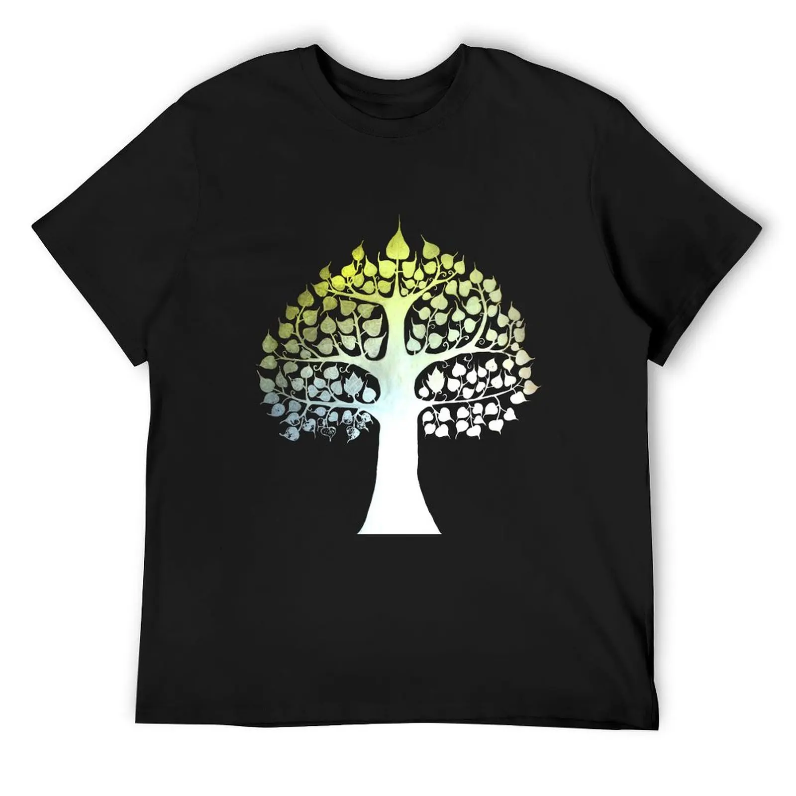 

Bodhi Tree buddha enlightenment T-Shirt blacks funny gifts baggy shirts heavyweight t shirts for men