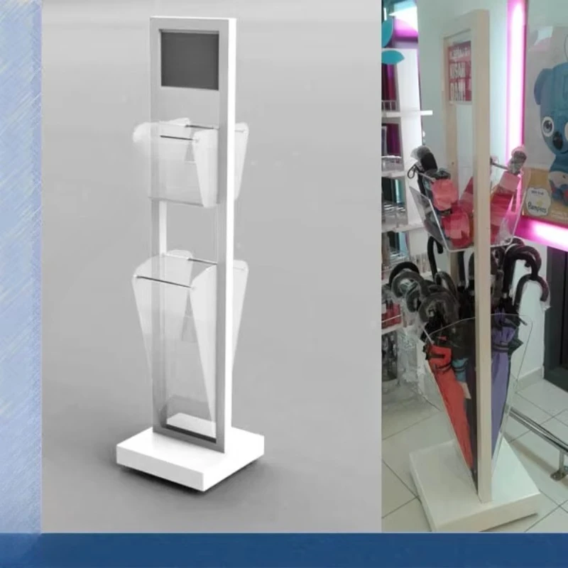 حامل عرض المظلة مظلة مع حامل عرض معدني #2