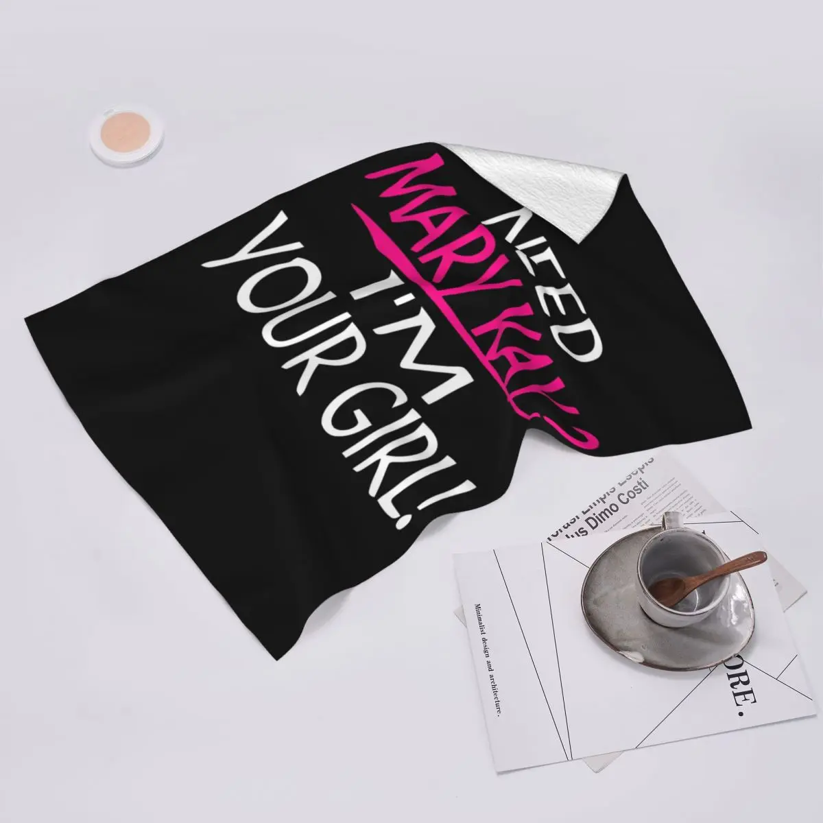 Personalizado precisa mary kay i_m sua menina mary kay toalha de rosto macio secagem rápida piscina banho toalhas de algodão respirável