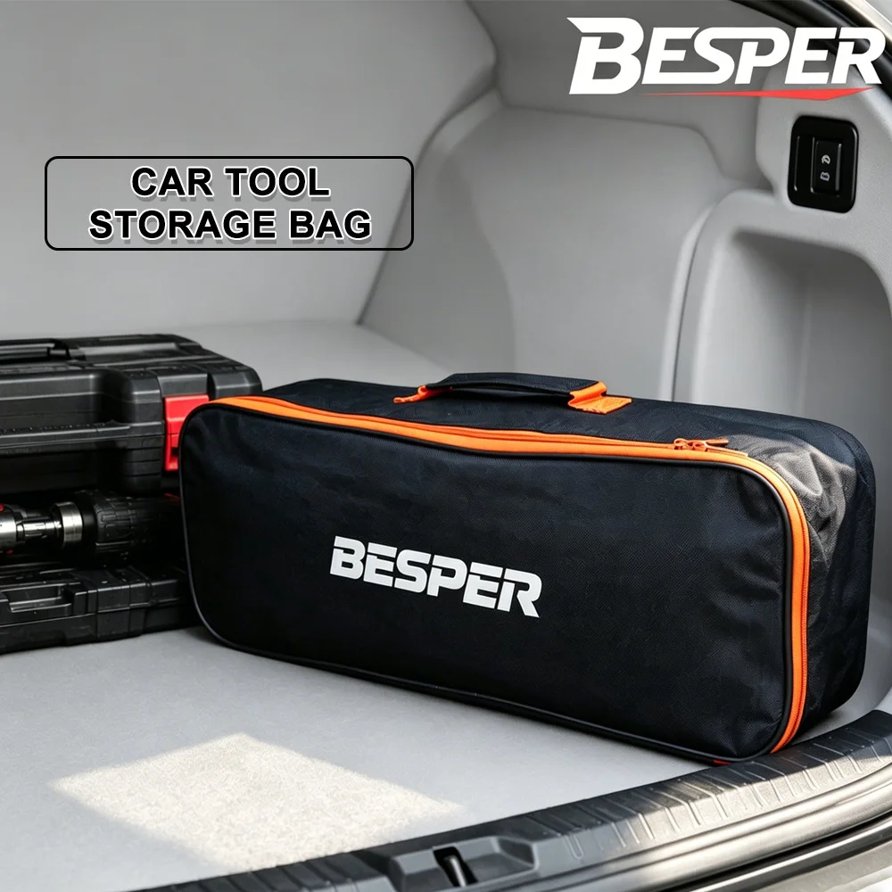 Durable Portable Car Wear-Resistant Practical Storage Case Car Zipper Closure Practical Storage Case Car Storage Bag