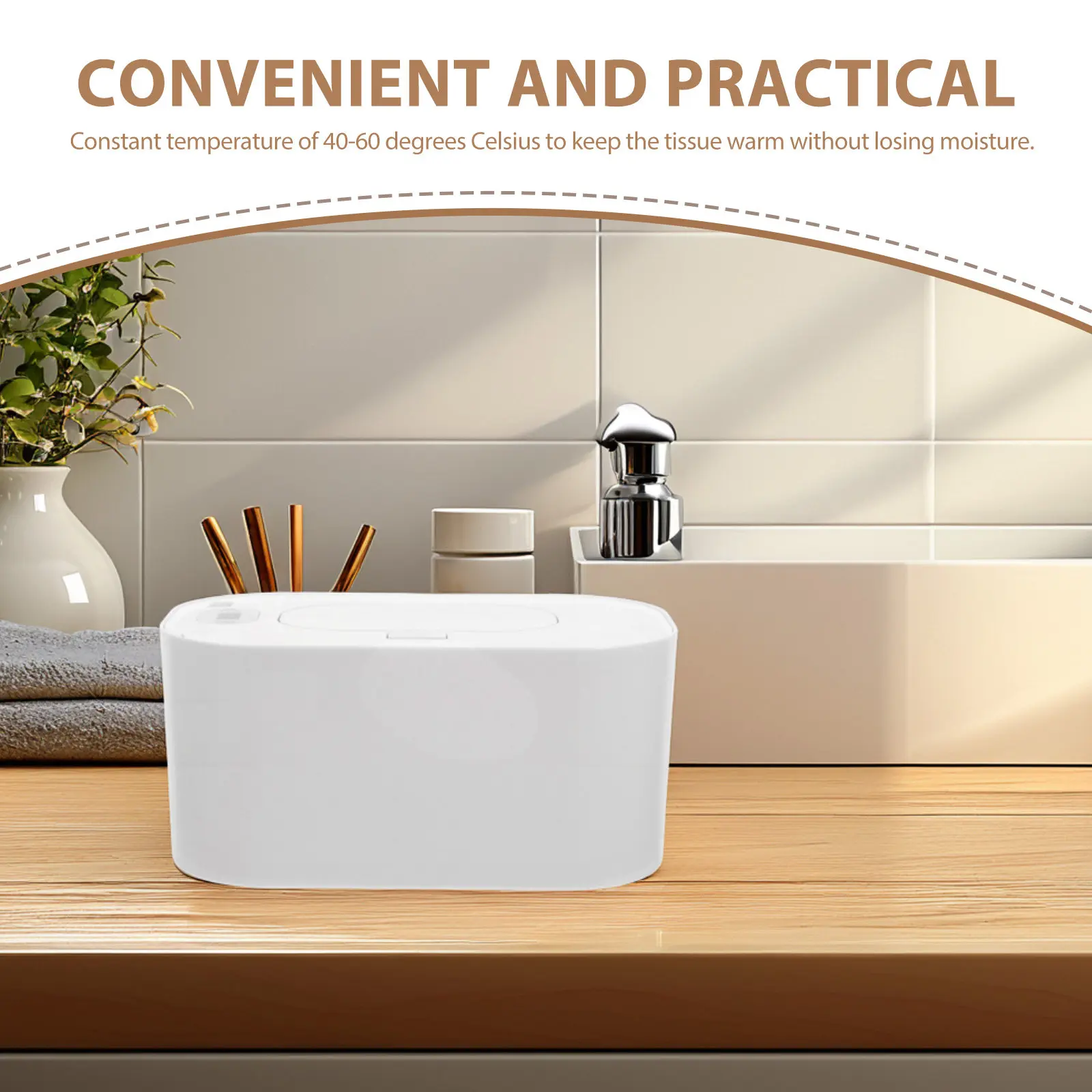 1Set Wet Tissue Warmer USB Portable Heating Device for Baby Care with Constant Temperature Wipes Heating Machine