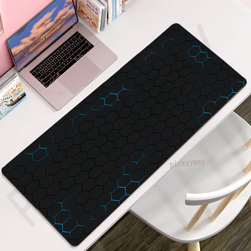 grande jogo mousepads geometrica mouse pad computador mousepad mouse mat 90x40cm almofadas de mesa para pc teclado mats tapete de mesa 01