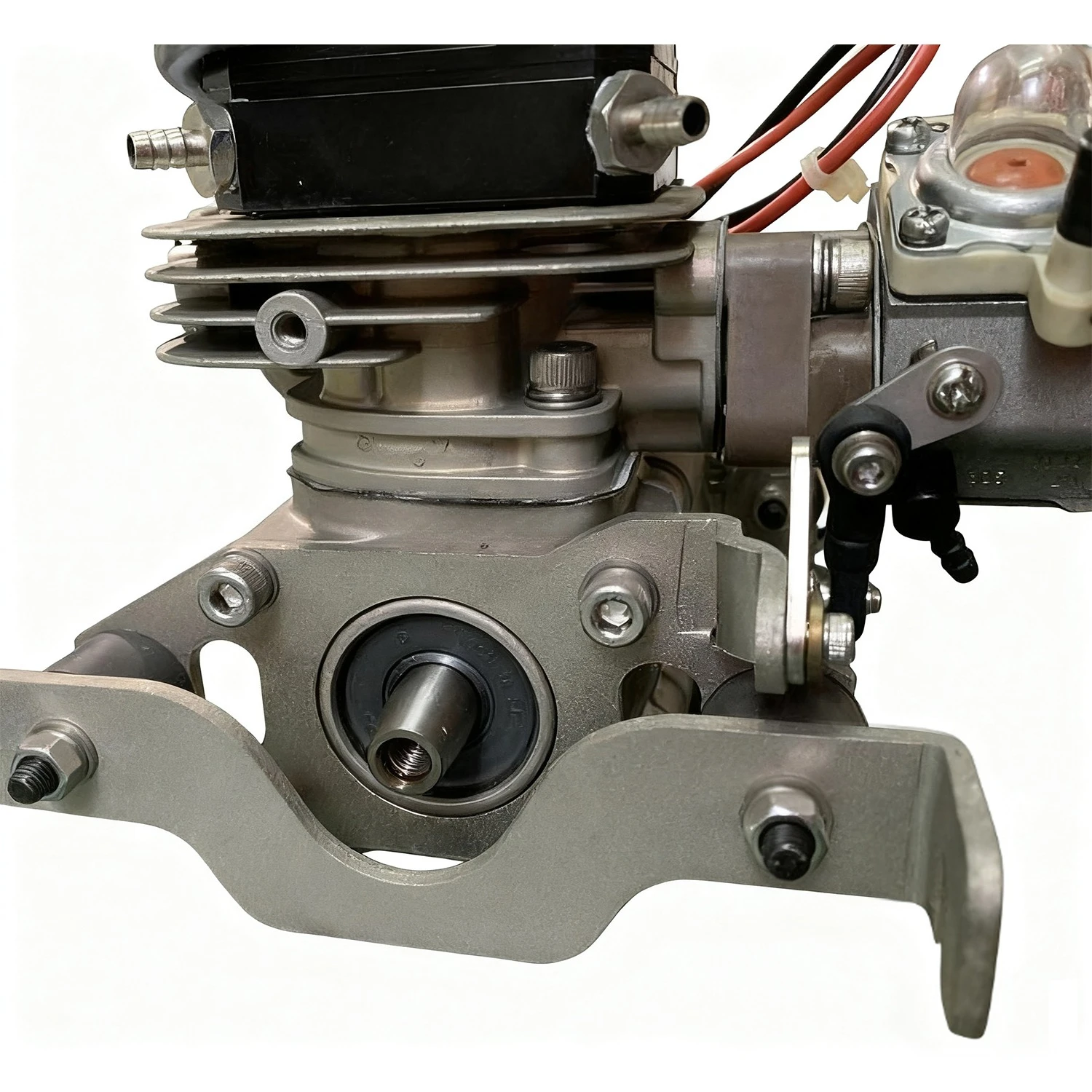 Barco de Gas con Control remoto, molde de motor de 26cc, Motor de carreras de baja potencia de Metal, juguete de adorno artesanal hecho a mano