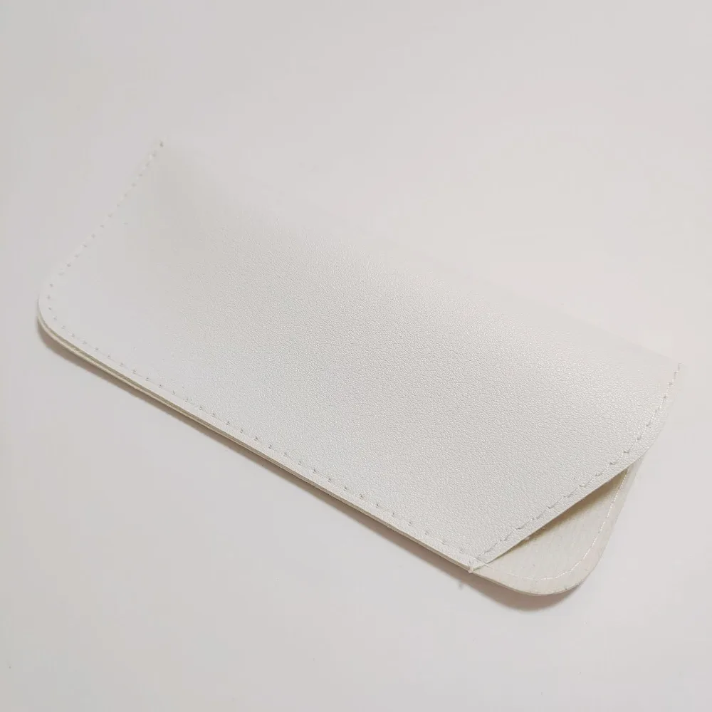 حقيبة نظارات ناعمة جديدة بسيطة من جلد البولي يوريثان نظارات شمسية ملحقات النظارات أكياس تخزين النظارات