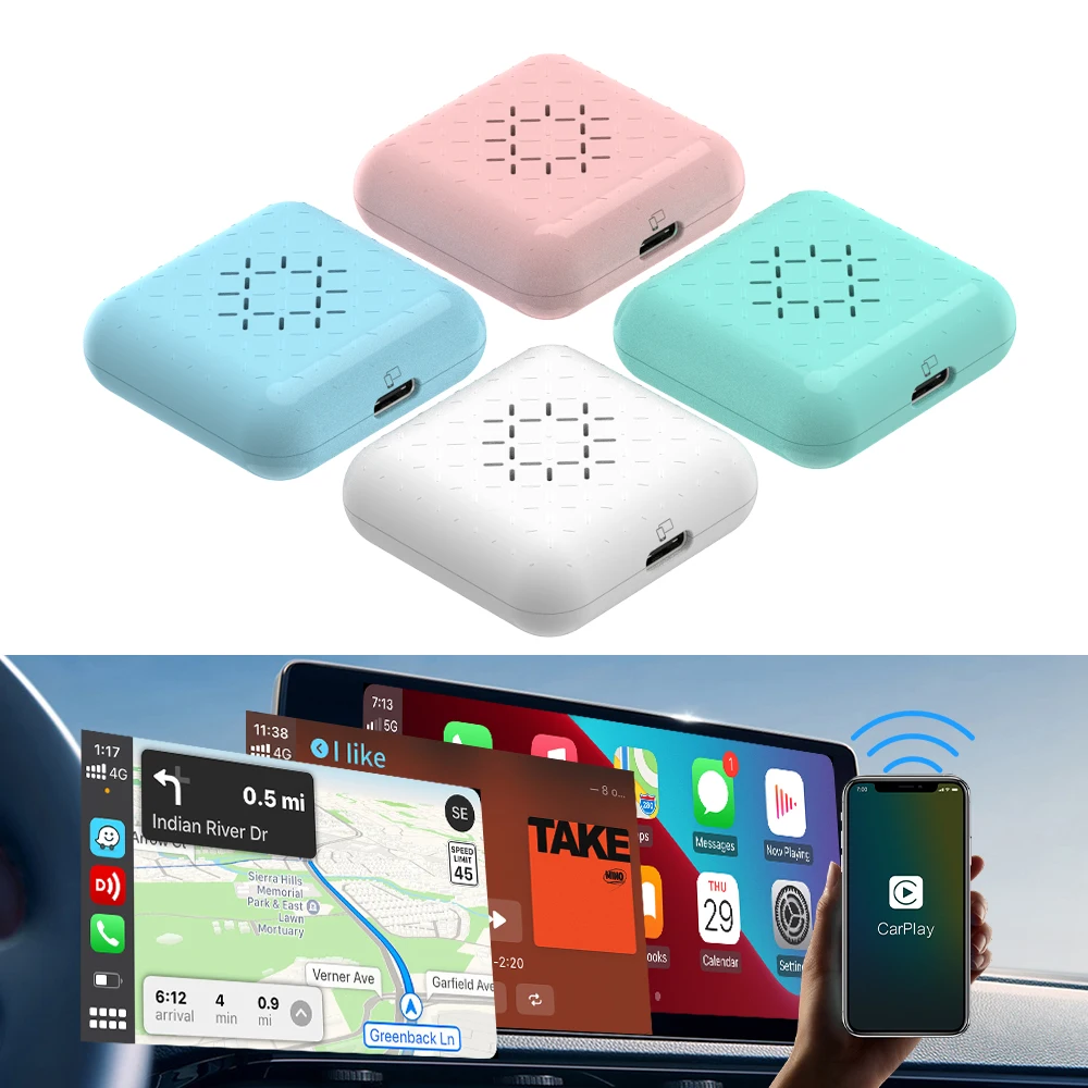 Carlinkit Mini 3 Pro Make Color Logo Беспроводной Android Auto Usb Carplay Адаптер Видео Gps Автомобильный Play Dongle Android Box для автомобилей Carlinkit Mini 3 Pro Make Color Logo Беспроводной Android Auto Usb Carplay Адаптер Видео Gps Автомобильный Play Dongle Android Box для автомобилей
