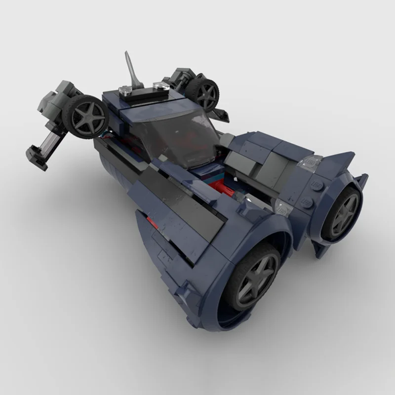340pcs MOC Mag Level Midnight Reaper City Champions Model Building Blocks Toy Construction Festival Gifts Idea Education