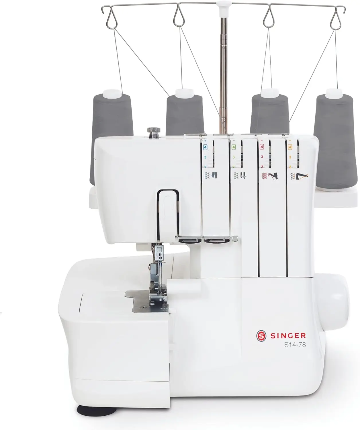 Singer S14-78 Serger With Accessory Kit | Overlock Machine With 2-3-4 Stitch Capability, 1200 Stitches/Minute, Differential