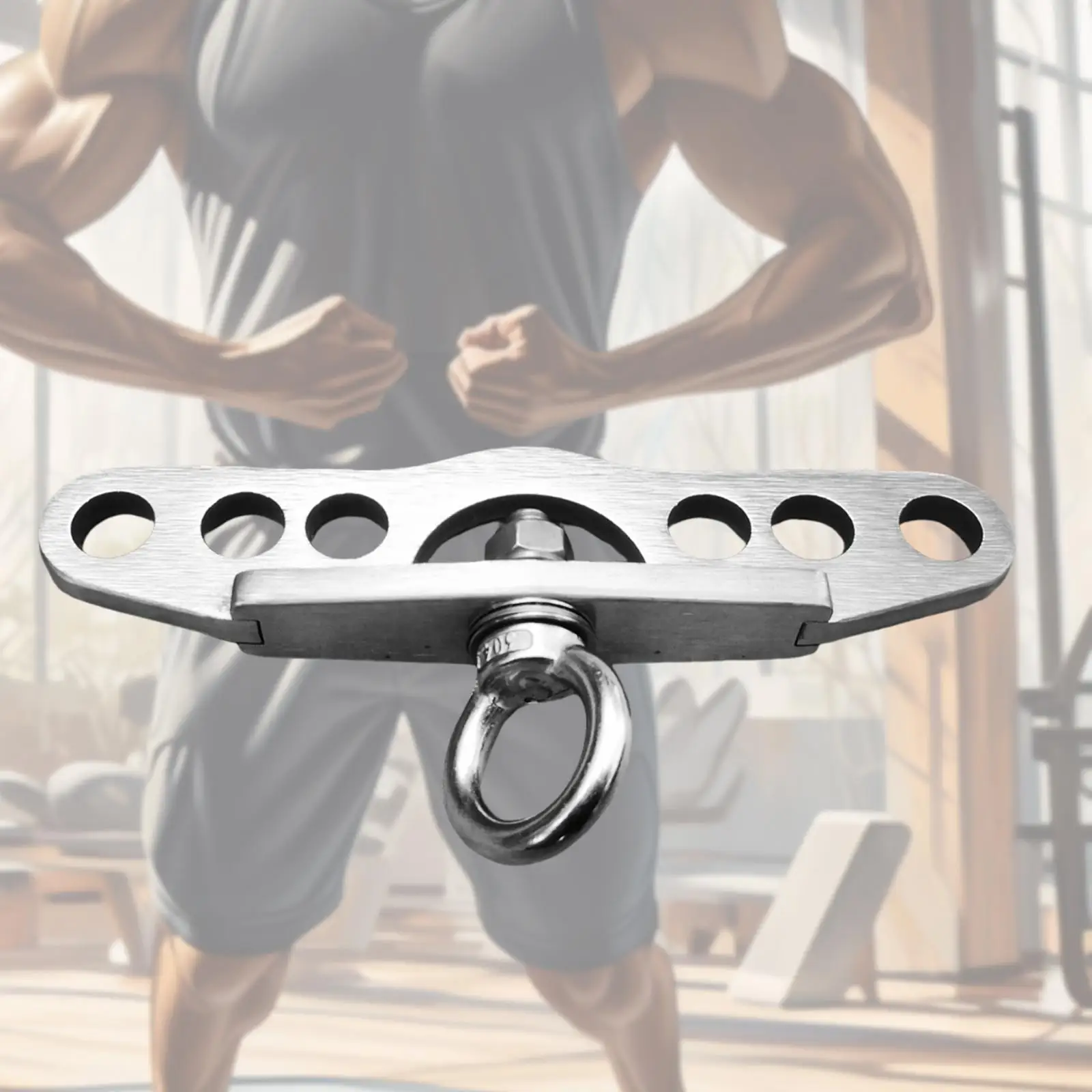 Stainless Steel Double to Single Pulley Adaptor Plate Pull Down Bar Rope