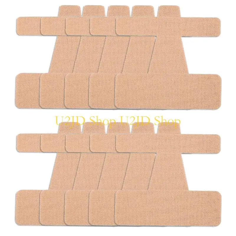 U2JD 10PCS Elastic Toe Protectors Soft Fabric Toe Wraps Toe Pads For Comfort In Highly Impacts Workouts