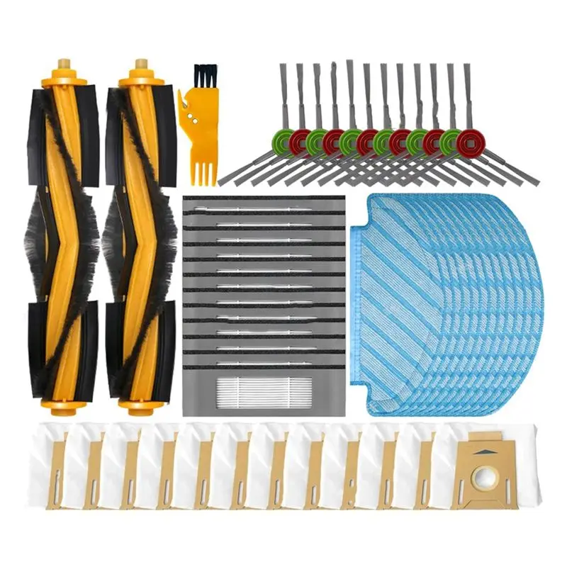 

Запчасти ABWR для Ecovacs DEBOT OZMO T8+ / T8 AIVI / T8 Max / N8 Plus / N8 Pro: основная и боковые щетки, фильтры, салфетки для влажной уборки, мешки для сбора пыли.