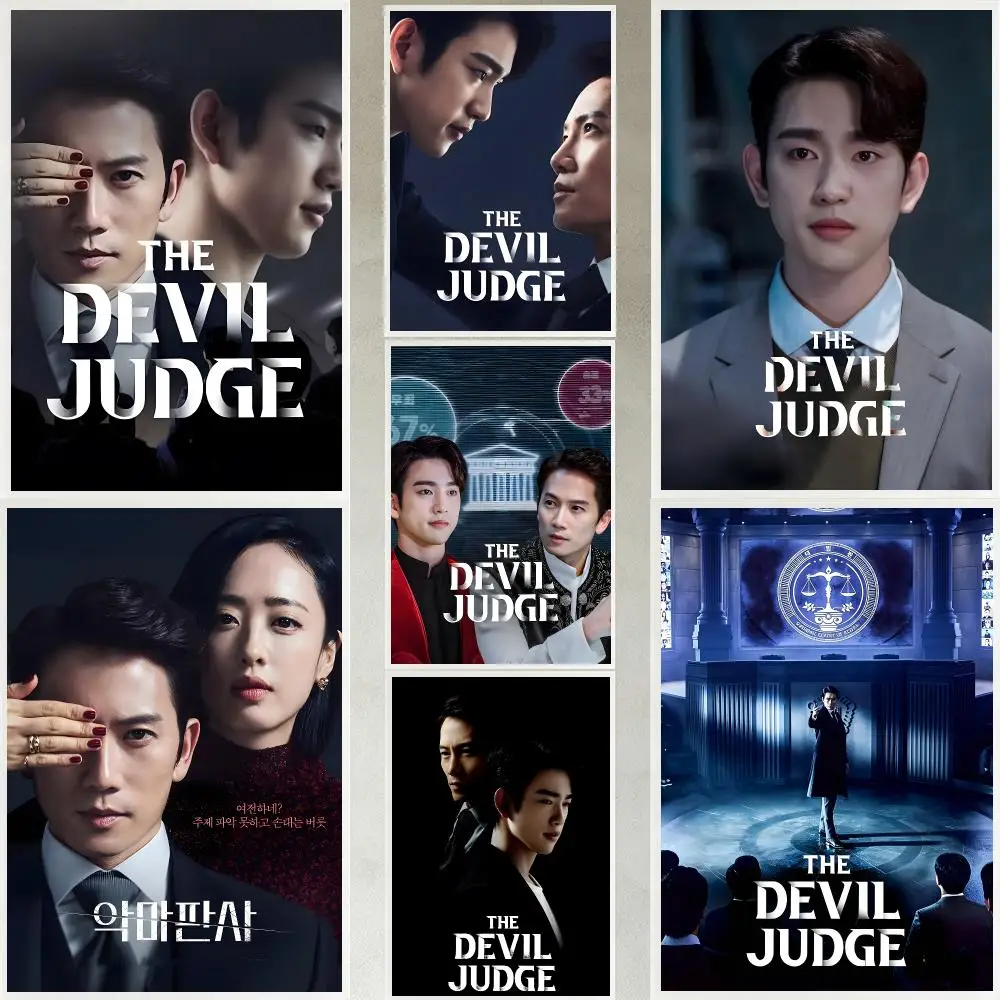 series The Devil Judge Poster Poster HD Waterproof Self-adhesive Art Print Wall Decor for Bedroom Living Room Gift
