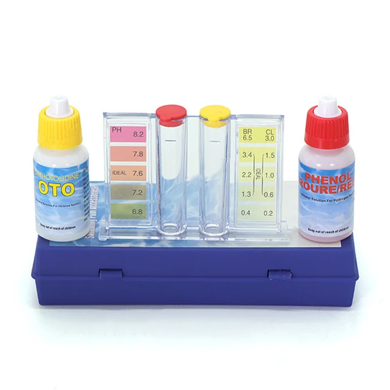 A20F-Pool And Spa Water Test Kits, PH And Free Chlorine Water Chemistry Test Kits,Acid-Base Water Test Box