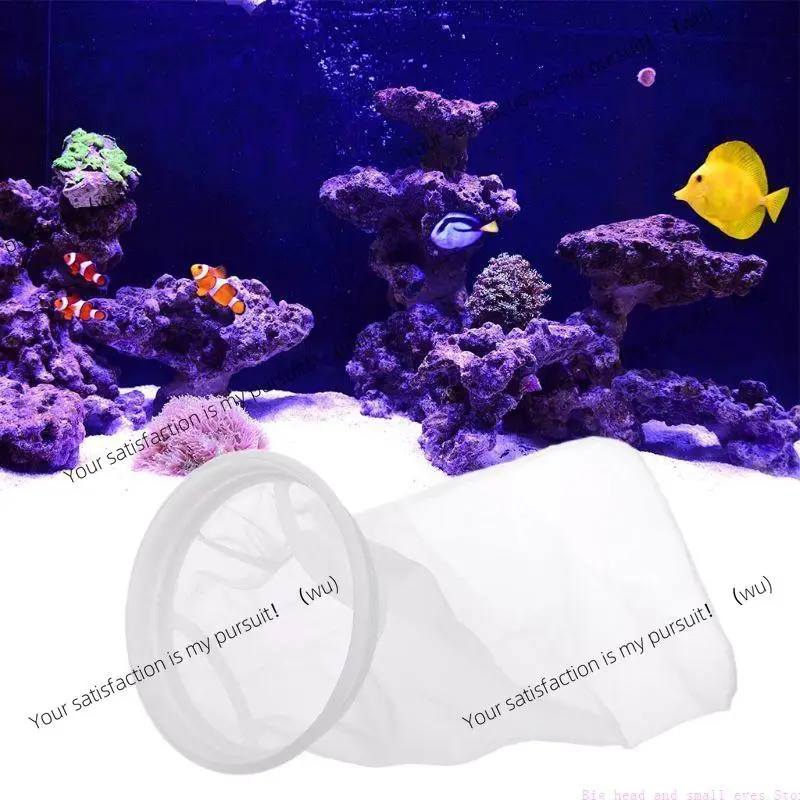 7 Inch Nylon Mesh Filter Sock Bag Aquarium Marine Sump Fish 200 Micron Replacement Bag Filter Accessories