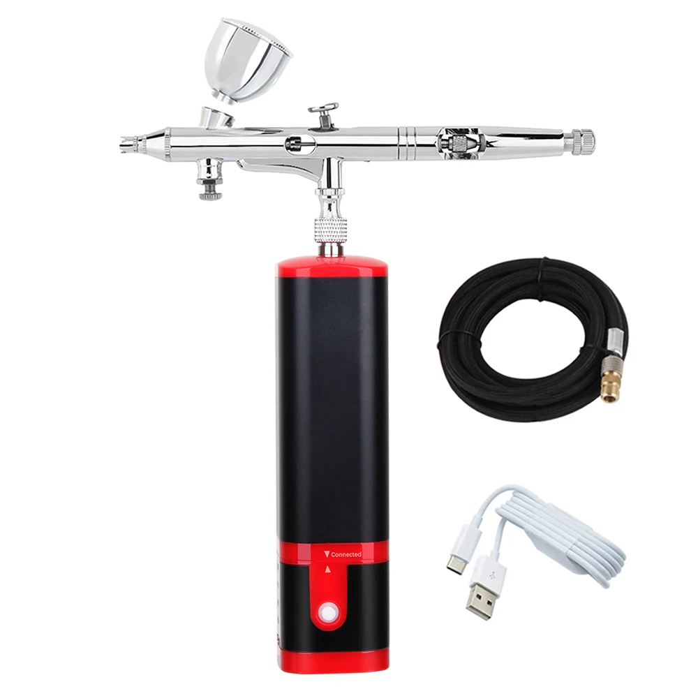 

Multi Purpose Use Super Works Small Auto Start Stop Function Airbrush Kit With Compressor Set Pneumatic Tool