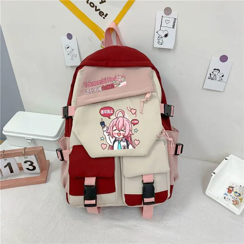 Blue Archive College Logo Takanashi Hoshino Tendou Arisu Backpack Cosplay Large Capacity School Bags Students Men Women Gift