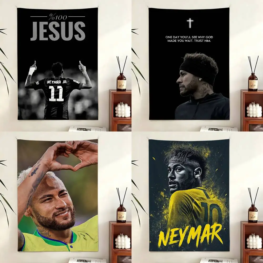 

Football 10 For N-Neymar Funny Flags for Bedrooms Home Decor Items Outdoor Decors Garage Decoration Flaga