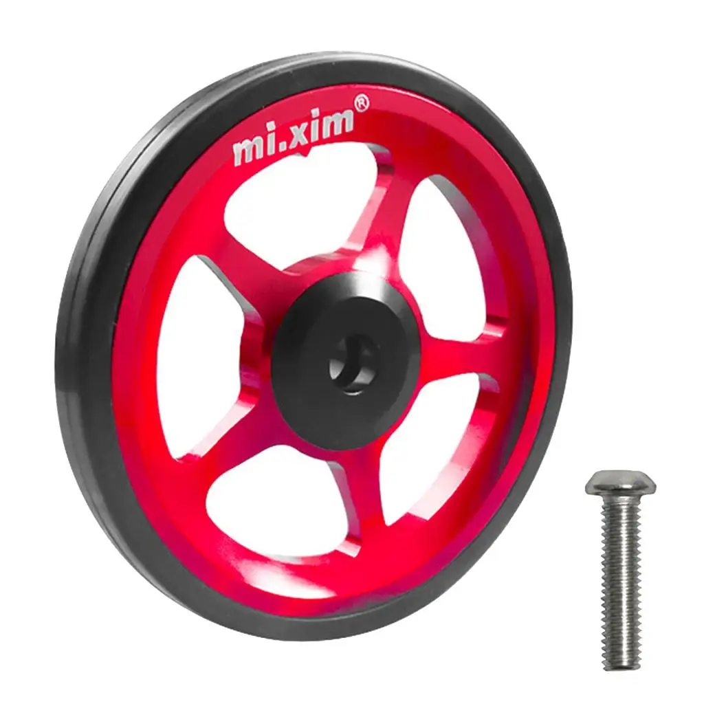 

Ultralight Folding Bike Easy Wheel Folded Bicycle Transport EZ Wheels with Steel Ball Bearing