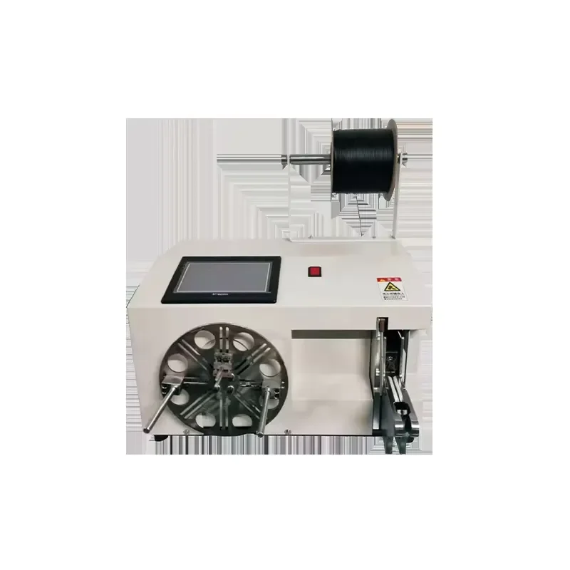 New Desktop Coil Winding Machine Small Semi-automatic Adjustable Winding Speed 1-13 Turns/Second Cable Bundling Binding