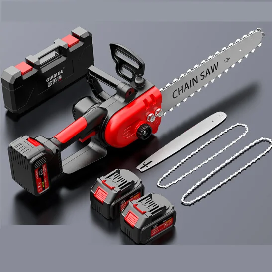 12 Inch Single Hand Saw Double Electric Double Chain Cordless Electric Chainsaw Motor