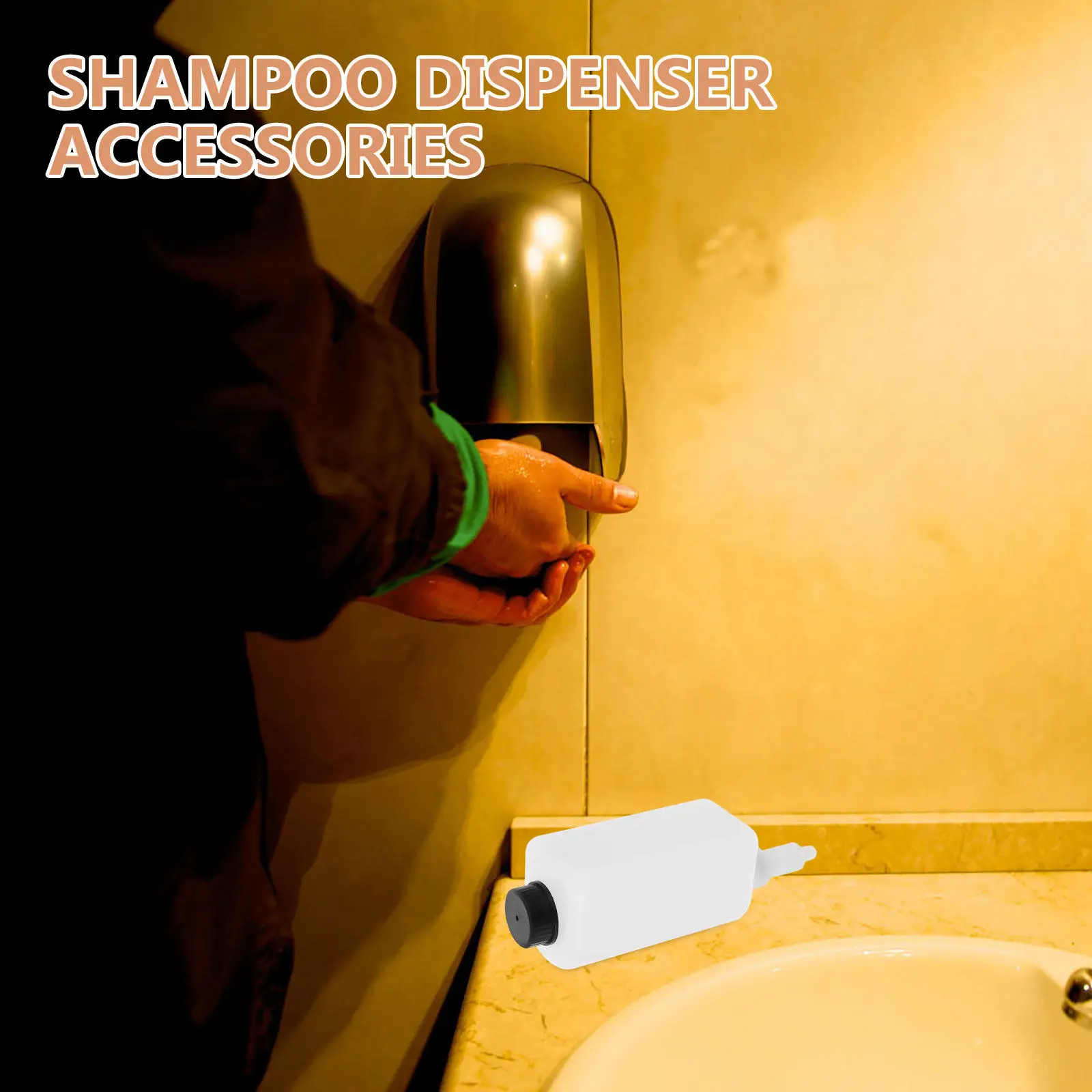 

1Set Soap Dispenser Accessories Manual Plastic Bottle Liner Rubber Head Replacement for Bathroom Kitchen Hotel Hand Liquid