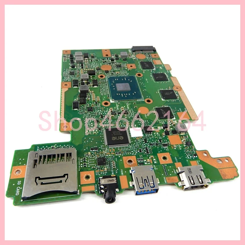 Image 6: E201NA avec processeur N3350U 4GB-RAM 32GB 64GB-SSD carte mère pour ASUS E201NAS E201NA E201N carte mère d'ordinateur portable 100% testé OK
