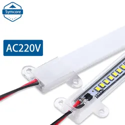 5Pcs MD2825 LED Bar Light Hard Led Strip light AC220V 10CM 30CM 40CM 50CM 60CM Warm White Pure White LED Fluorescent Tubes