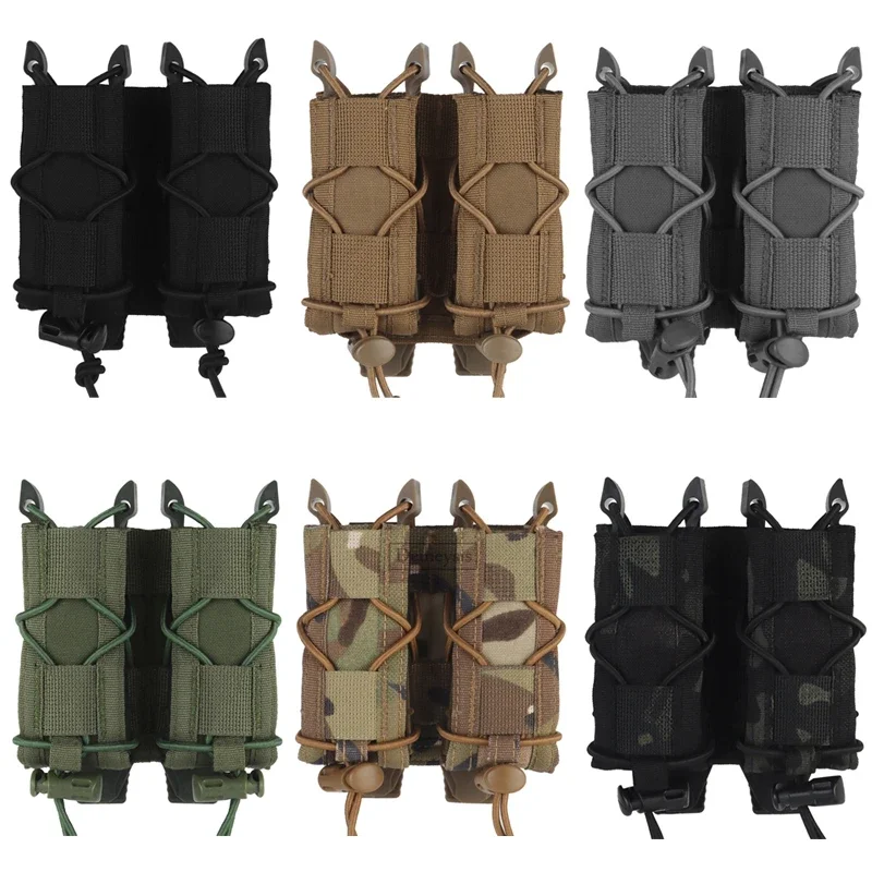 

Тактические 9 мм двойные чехлы для магнитов с открытым верхом, быстросъемная сумка для пейнтбола CS, сумка для журналов, поясной ремень, охотничий фонарик, инструменты, совместимые