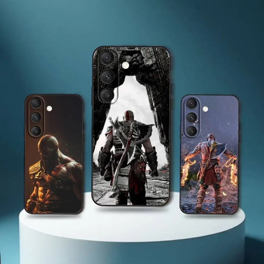 

Game God OF W-Wars Phone Case For Samsung S25,S24,S23,S22,S21,S20,S10,Ultra,Plus,Lite,FE,Soft Silicone Black Cover