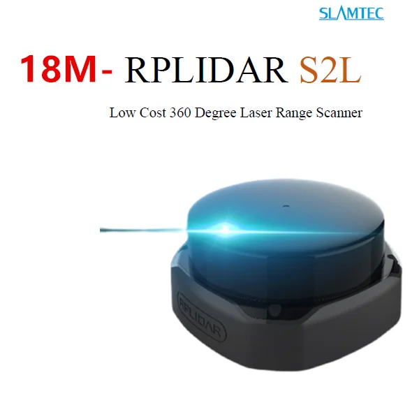 SLAMTEC RPLIDAR S2L: 30m TOF 레이저 스캐너, LiDAR 거리 센서, IP65 내비게이션 및 장애물 회피 기능 제공