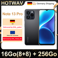 HOTWAV Note 13 Pro Mobile Phone 6.6'' 5160mAh 16(8+8)GB RAM 256GB ROM 50MP+16MP Fingerprint Unlock Dual Nano SIM Android 13