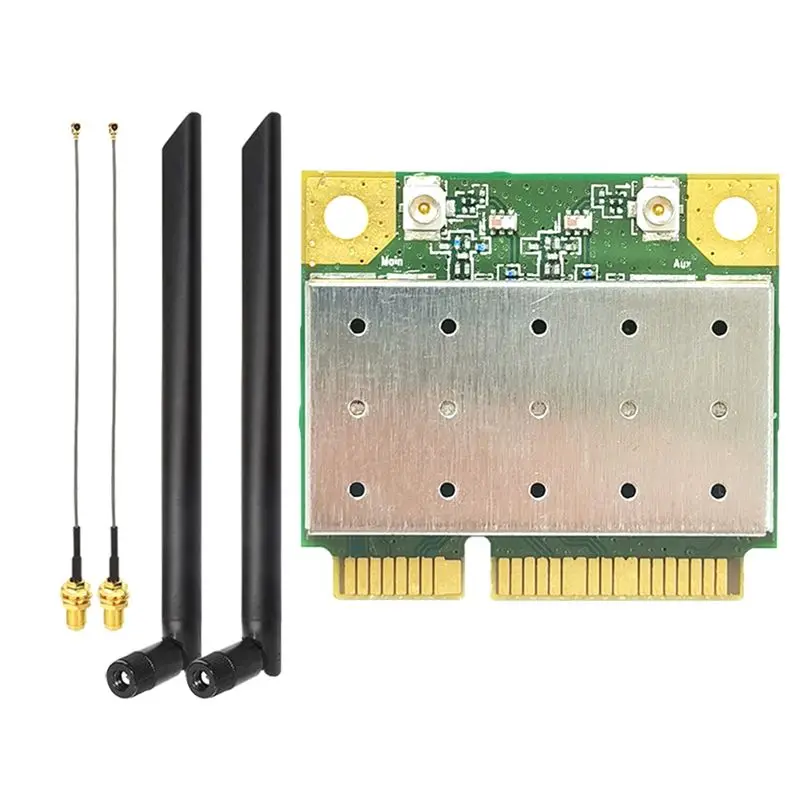 ABAN MT7612EN 2.4G 5G Dual Band Gigabit Wireless Network Card MINI PCIE WIFI Module Network Card for Linux Android