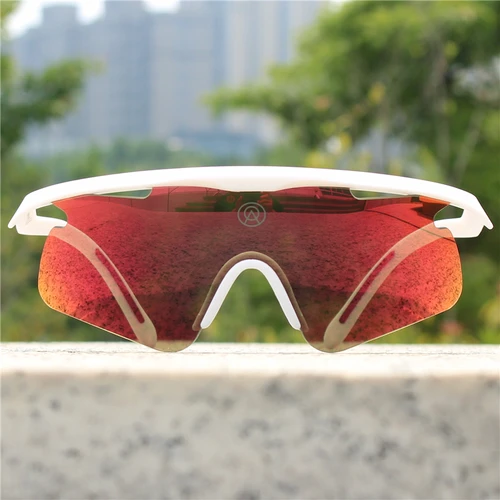 Imagen 2 del producto Albaoptics-gafas de ciclismo polarizadas para hombre y mujer, lentes deportivas para bicicleta de montaña y carretera