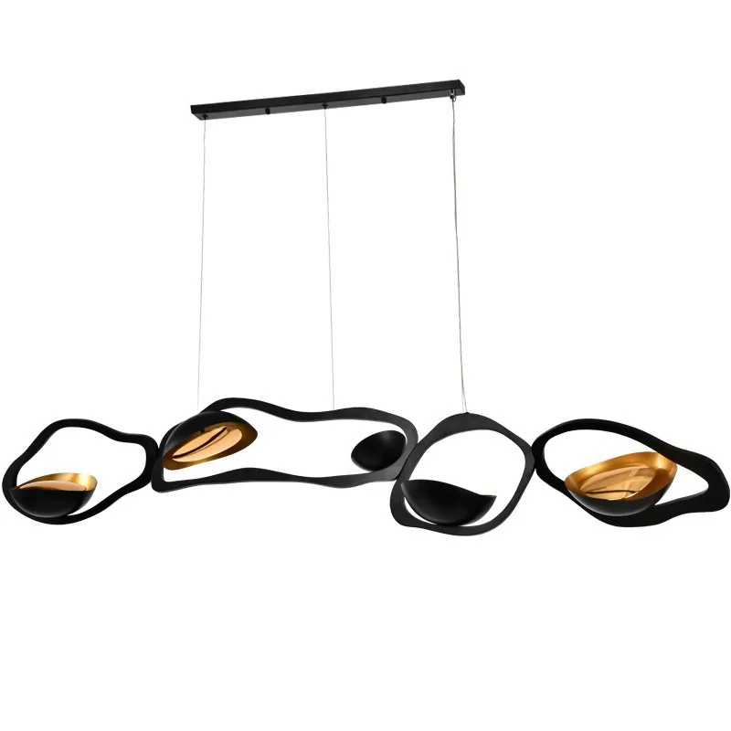 Designer artistic personality restaurant chandelier Nordic bar dining room high-end atmosphere light creative special-shaped