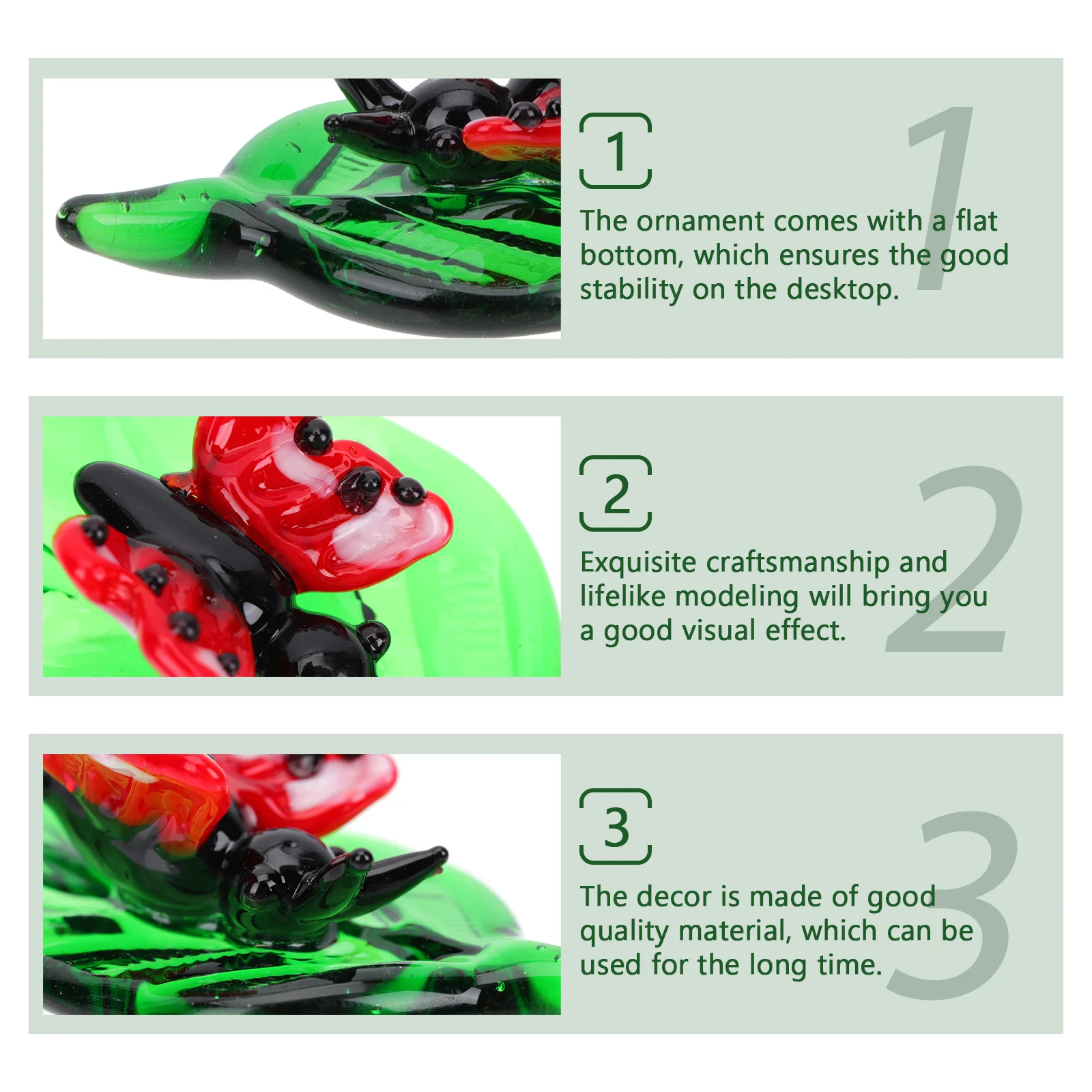 

Butterfly Glass Craft Desktop Ornament Colorful Delicate Compact Unique Tabletop Decor Glass Adornment Home Desktop Adornment